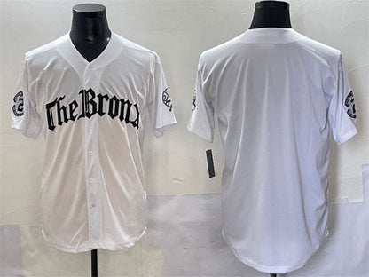 New York Yankees Blank White 'Gothic Legacy Edition' Vapor Premier Limited Stitched Baseball Jersey - Main View