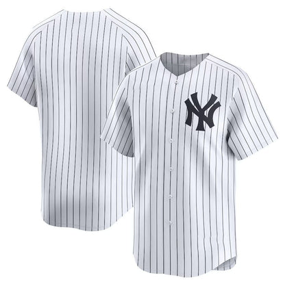 New York Yankees Home Limited Jersey - White Stitches Baseball Jerseys - Main View