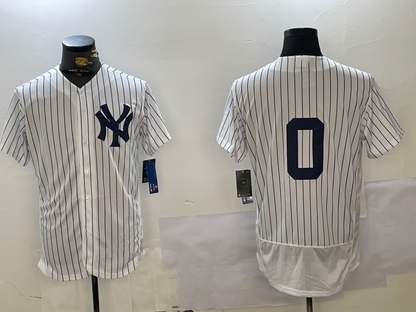 New York Yankees #0 Marcus Stroman No Name White Flex Base Stitched Baseball Jersey - Main View