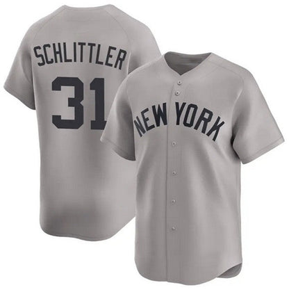 New York Yankees #31 Cam Schlittler Gray 2026 Road Limited Stitched Jersey - Main View