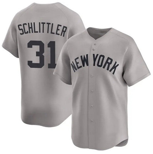 New York Yankees #31 Cam Schlittler Gray 2026 Road Limited Stitched Jersey - Main View