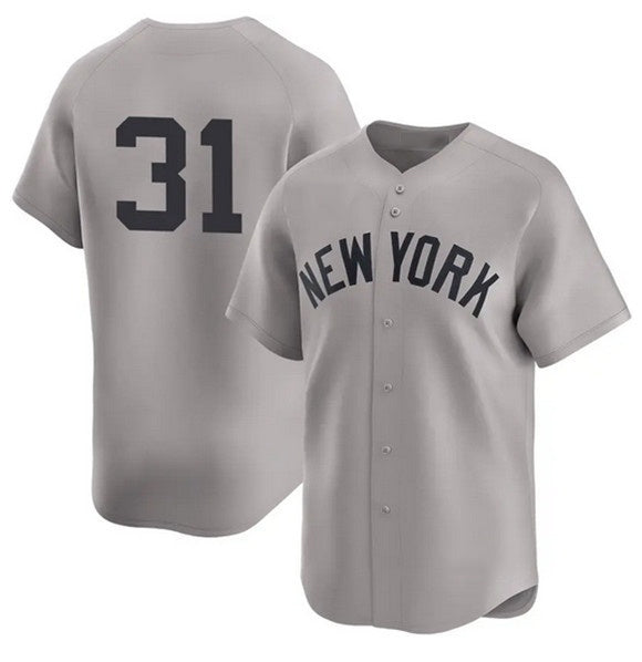 New York Yankees #31 Cam Schlittler Gray 2026 Road Limited Stitched Jersey 2 - Main View