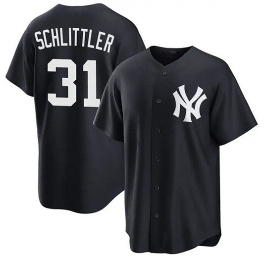 New York Yankees #31 Cam Schlittler Navy 2026 Alternate Stitched Jersey - Main View