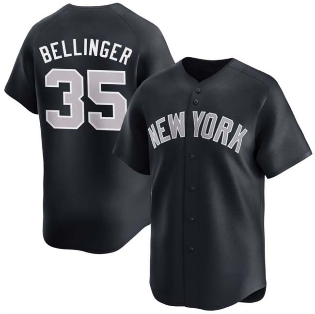 New York Yankees #35 Cody Bellinger Navy 2024 Alternate Limited Stitched Baseball Jersey - Main View