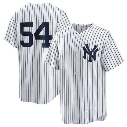 New York Yankees #54 Max Fried White 2024 Cool Base Stitched Baseball Jersey - Main View