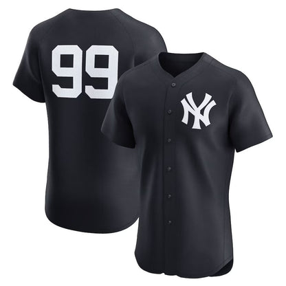 New York Yankees #99 Aaron Judge Alternate 2 Elite Player Jersey - Navy Stitched Baseball Jersey - Main View