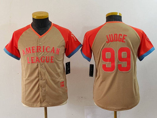 New York Yankees #99 Aaron Judge Cream 2024 All Star Limited Stitched Baseball Jersey - Main View