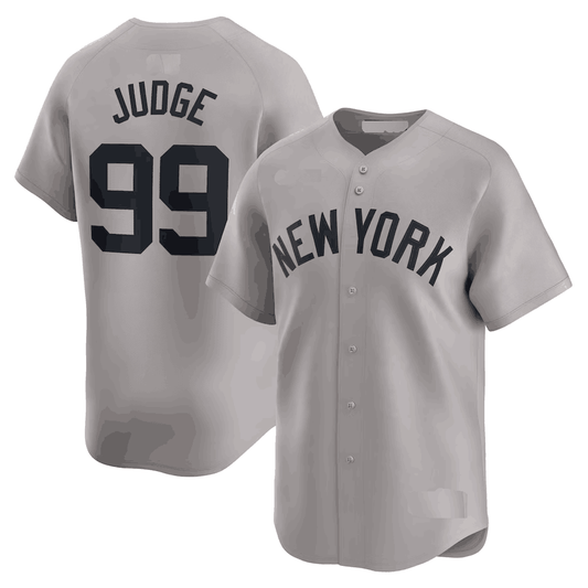 New York Yankees #99 Aaron Judge Gray 2024 Away Limited Cool Base Stitched Baseball Jersey - Main View