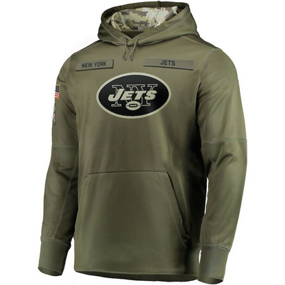 NY.Jets 2024 Salute To Service Club Pullover Hoodie Cheap sale Birthday and Christmas gifts Stitched American Football Jerseys - Main View