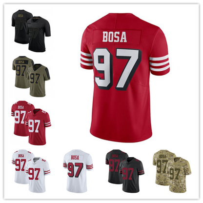 Men's #97 Nick Bosa San Francisco 49ers Limited Stitched Jerseys - Main View