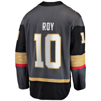 V.Golden Knights #10 Nicolas Roy Fanatics Branded Home Breakaway Player Jersey Gray Hockey Jerseys - Main View