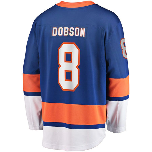 NY.Islanders #8 Noah Dobson Fanatics Branded Replica Player Jersey Royal Stitched American Hockey Jerseys - Main View