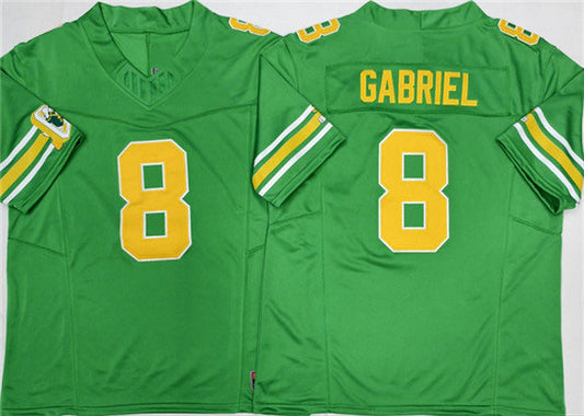 O.Ducks #8 Dillon Gabriel 2026 Green F.U.S.E. Stitched American College Jerseys - Main View