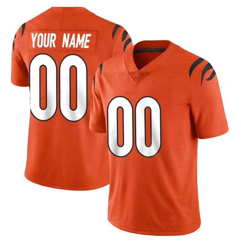 Custom C.Bengals Orange Limited Stitched Football Jerseys 2022 Super Bowl LVI - Main View