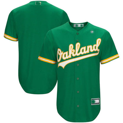 Oakland Athletics Kelly Green Big & Tall Replica Team Jersey Baseball Jerseys - Main View