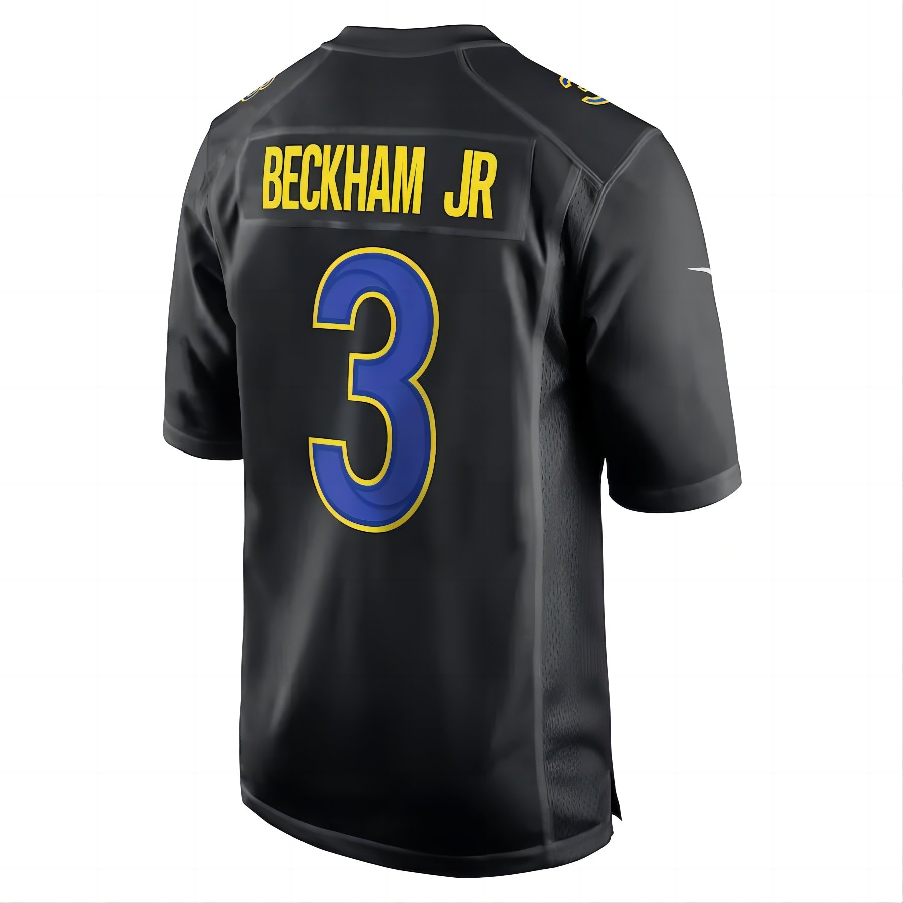 LA.Rams #3 Odell Beckham Jr.  Super Bowl LVI Bound Game Fashion Jersey Black Stitched American Football Jerseys - Main View