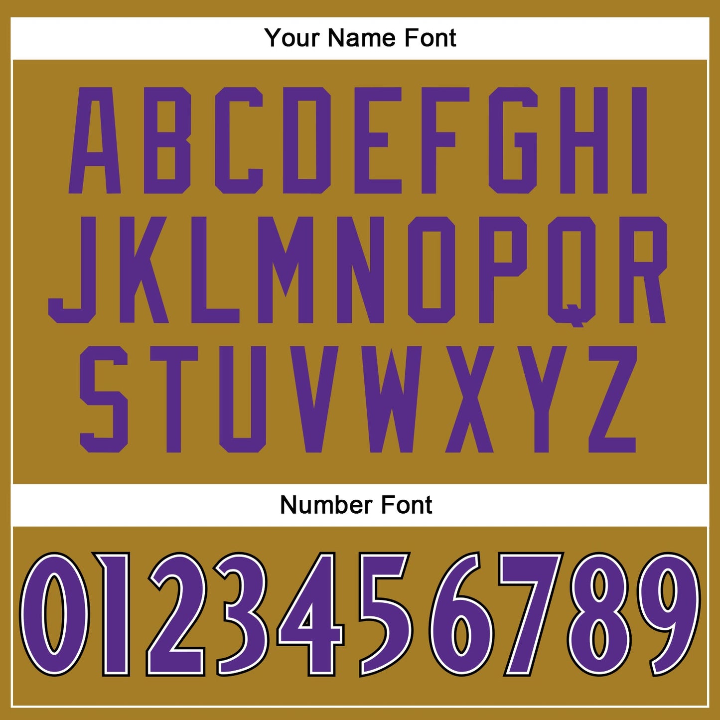 Custom Old Gold Purple-Black Mesh Authentic Football Jersey view 4