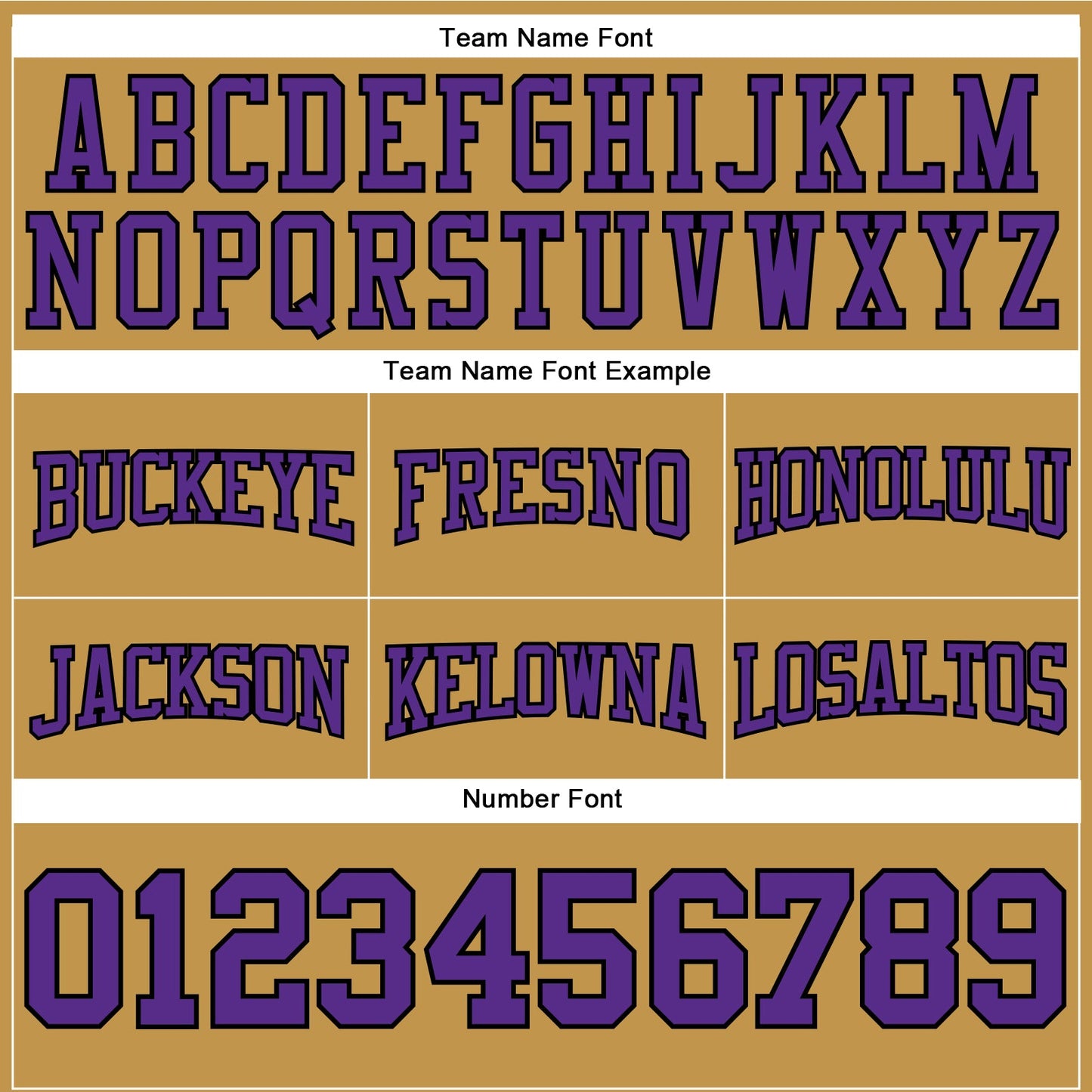 Custom Stitched Old Gold Purple-Black Football Pullover Sweatshirt Hoodie view 3
