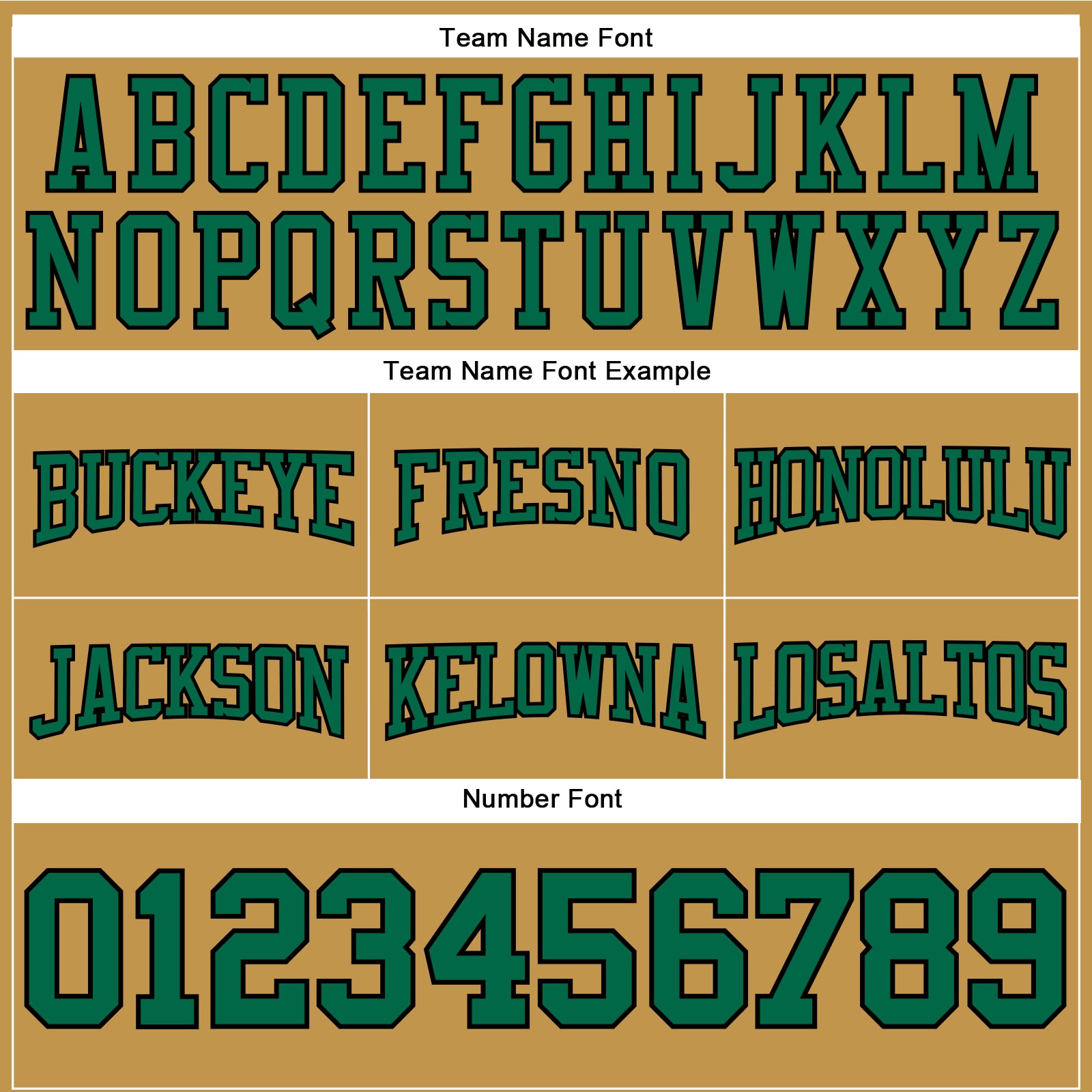 Custom Stitched Old Gold Kelly Green-Black Football Pullover Sweatshirt Hoodie view 3