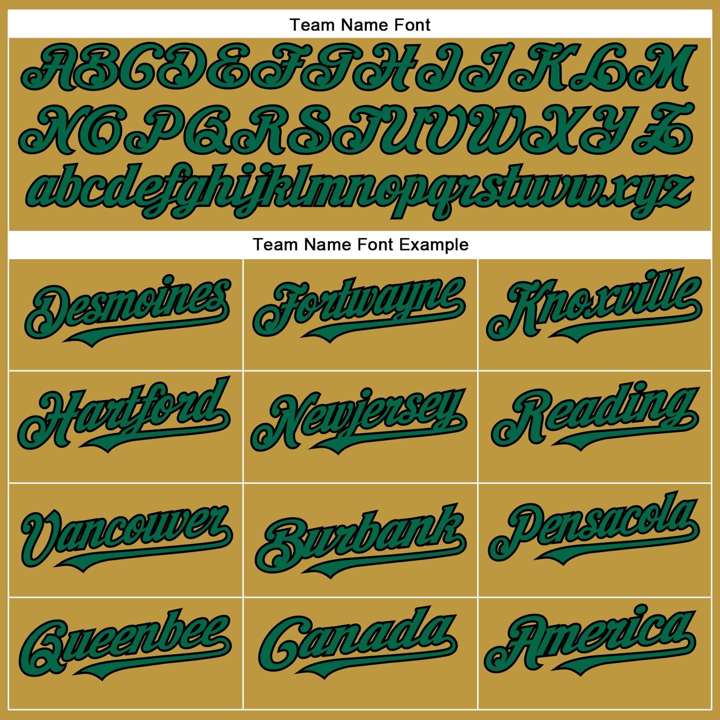 Custom Old Gold Kelly Green-Black Authentic Baseball Jersey view 4