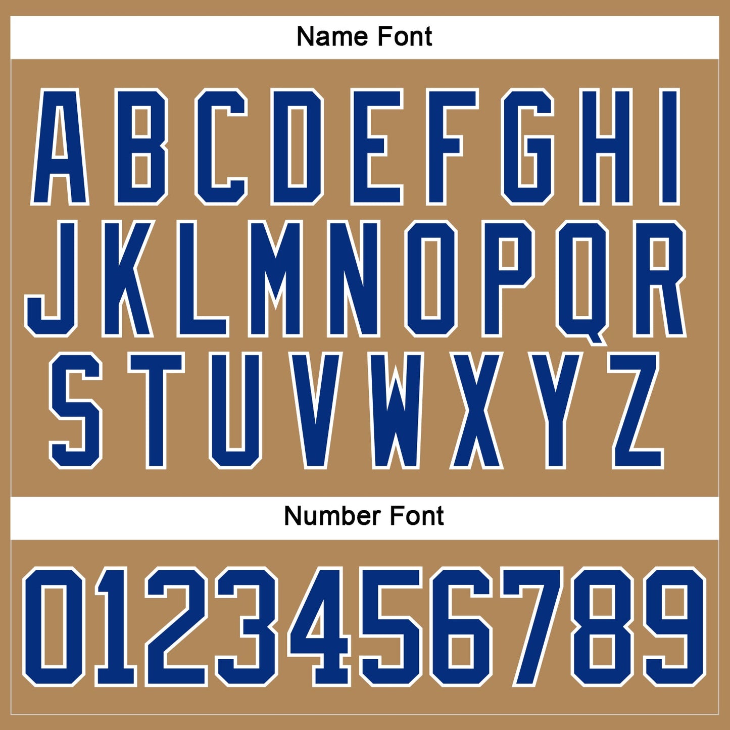 Custom Old Gold Royal-White Hockey Lace Neck Jersey view 5