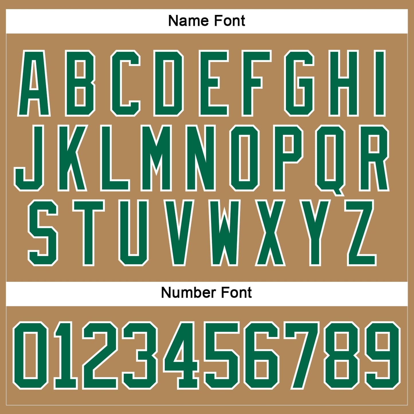 Custom Old Gold Kelly Green-White Hockey Lace Neck Jersey view 5