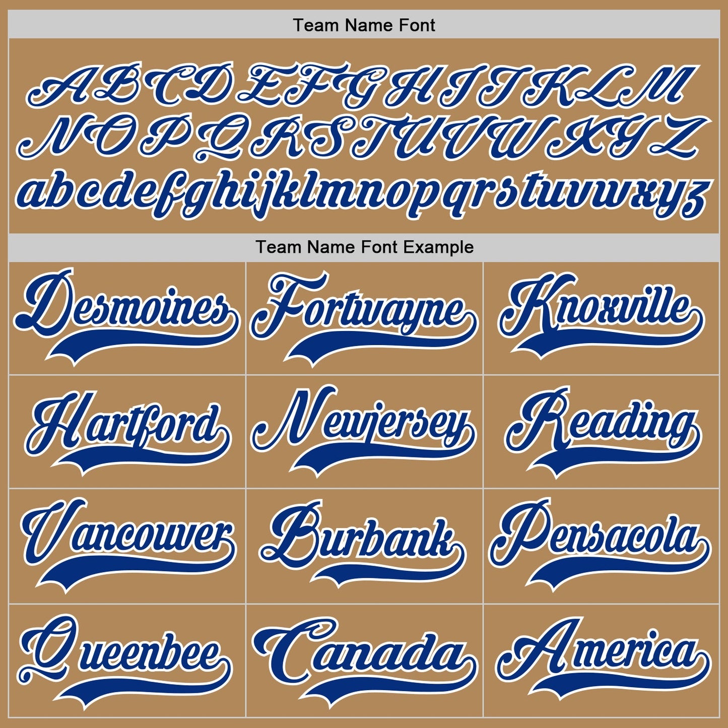 Custom Old Gold Royal-White Hockey Jersey view 4