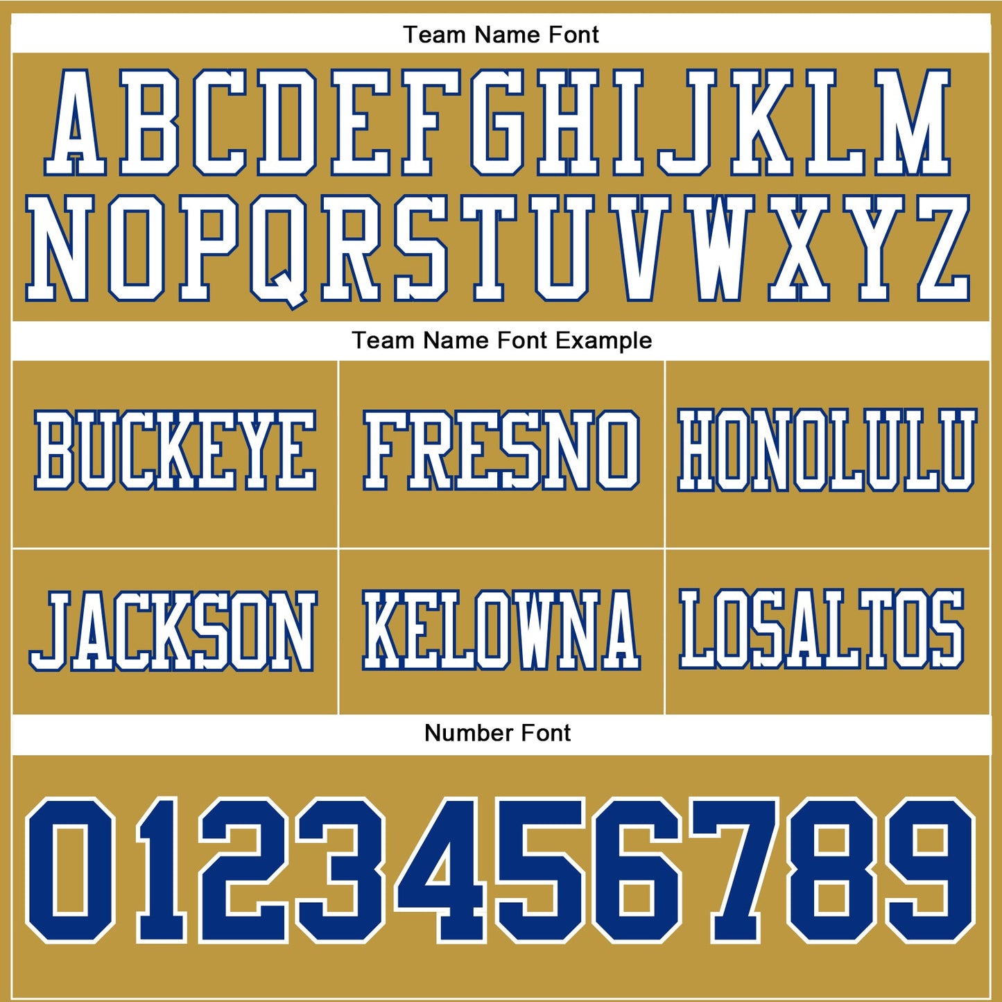 Custom Old Gold Royal-White Authentic Football Jersey view 4