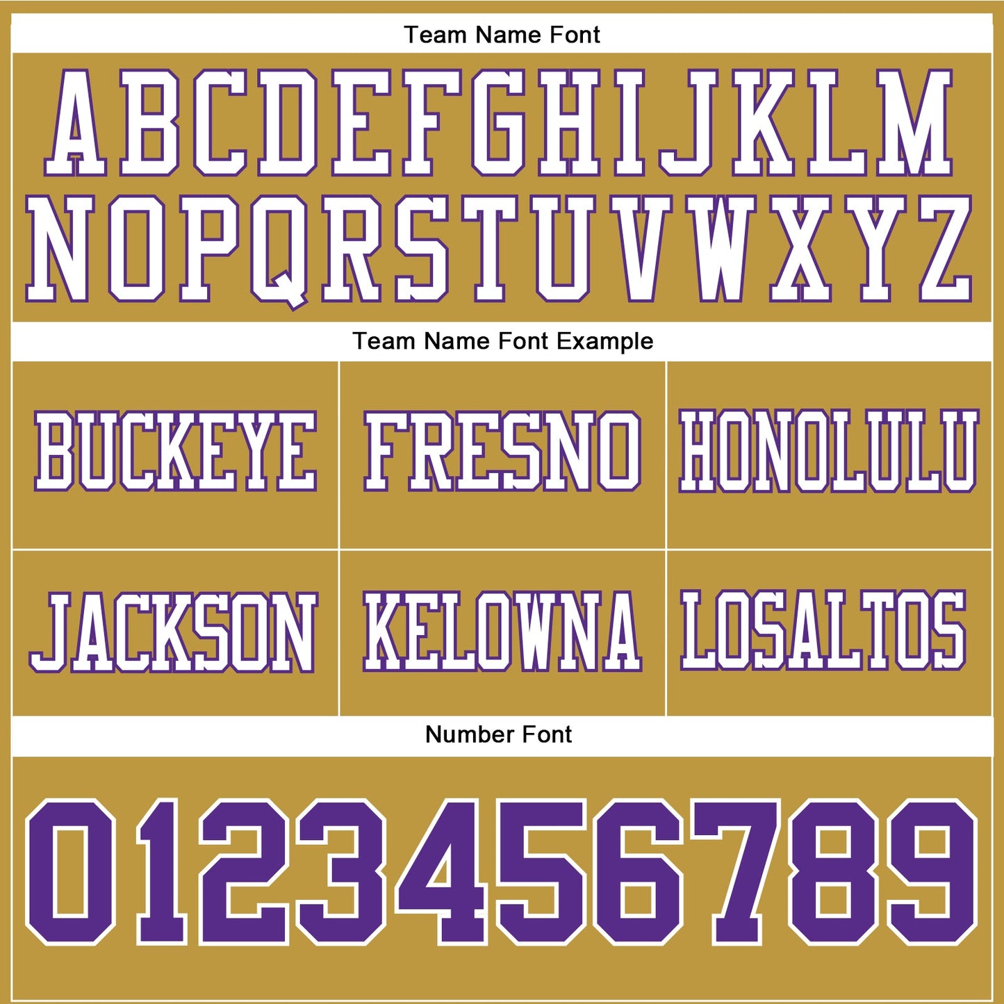 Custom Old Gold Purple-White Authentic Football Jersey view 4