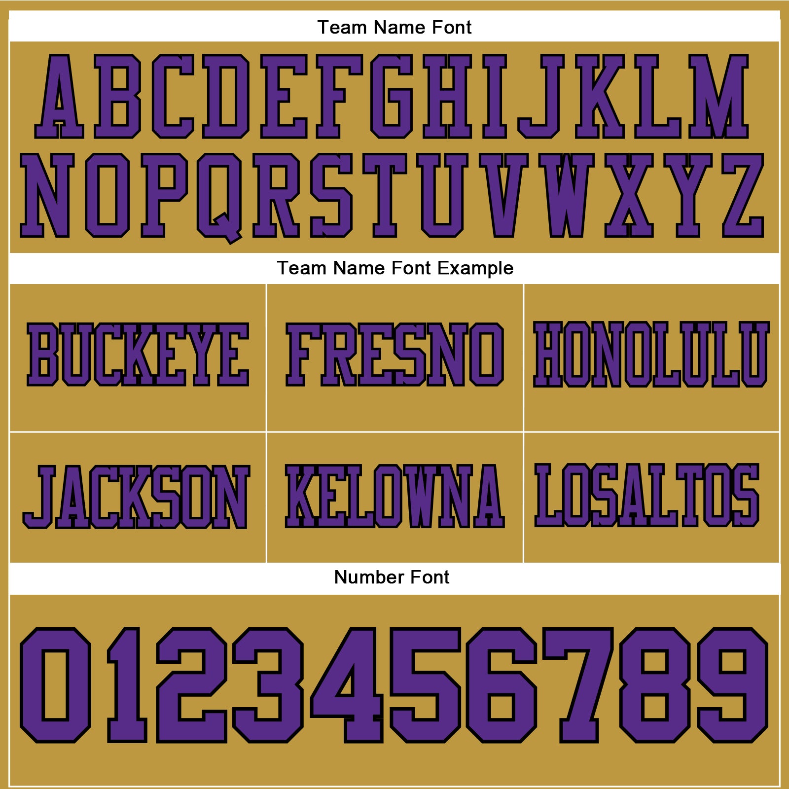 Custom Old Gold Purple-Black Authentic Football Jersey view 4