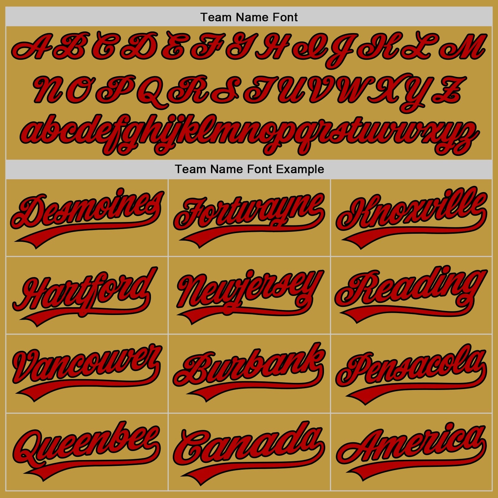 Custom Stitched Old Gold Red-Black Baseball Pullover Sweatshirt Hoodie view 3