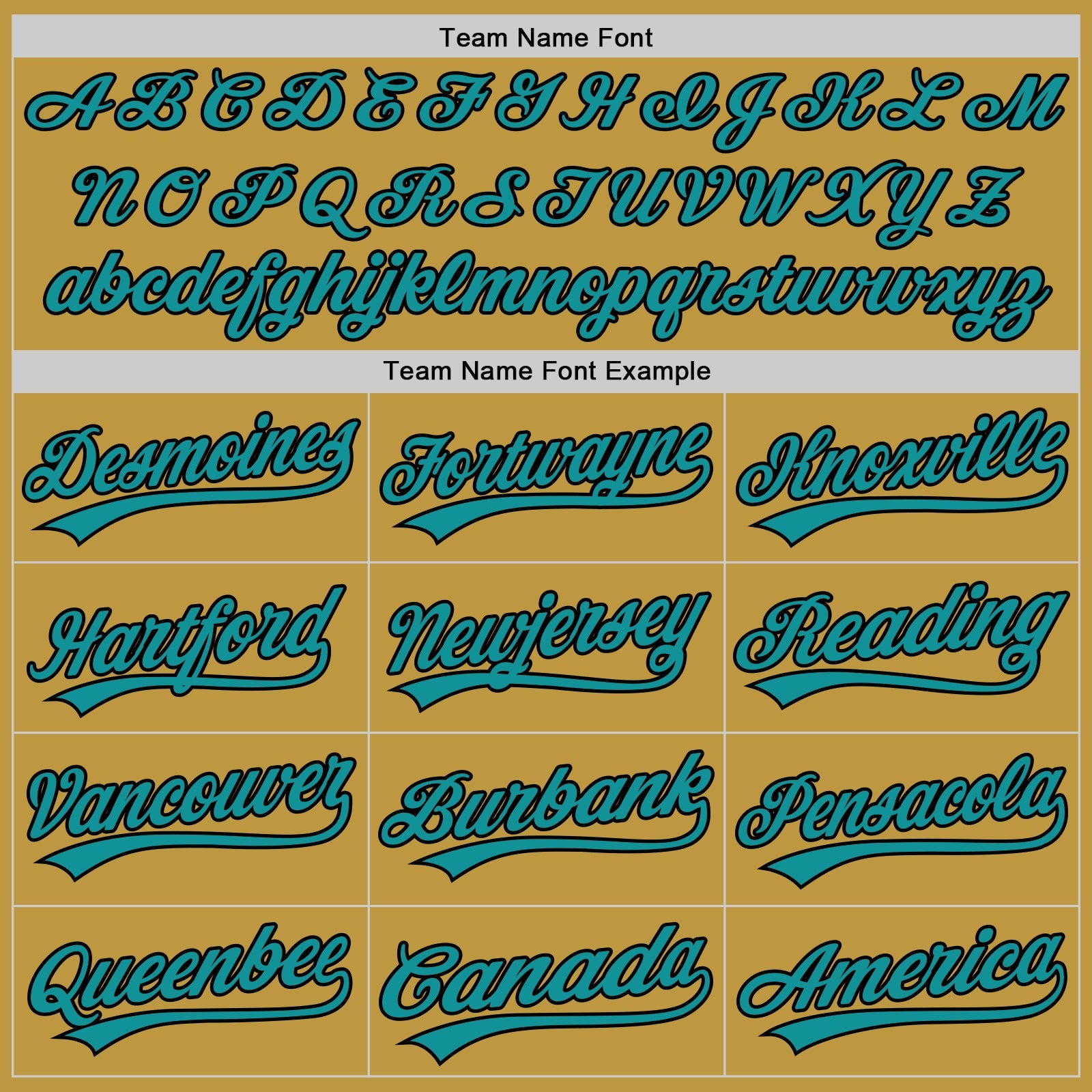 Custom Stitched Old Gold Teal-Black Baseball Pullover Sweatshirt Hoodie view 3