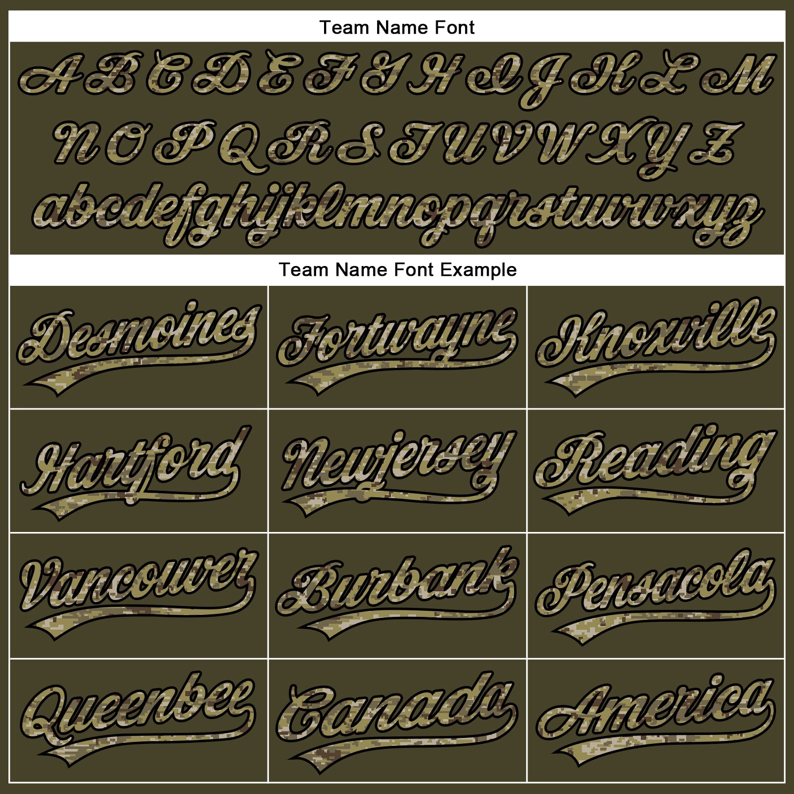 Custom Olive City Cream Pinstripe Camo-Black Authentic Salute To Service Baseball Jersey view 4