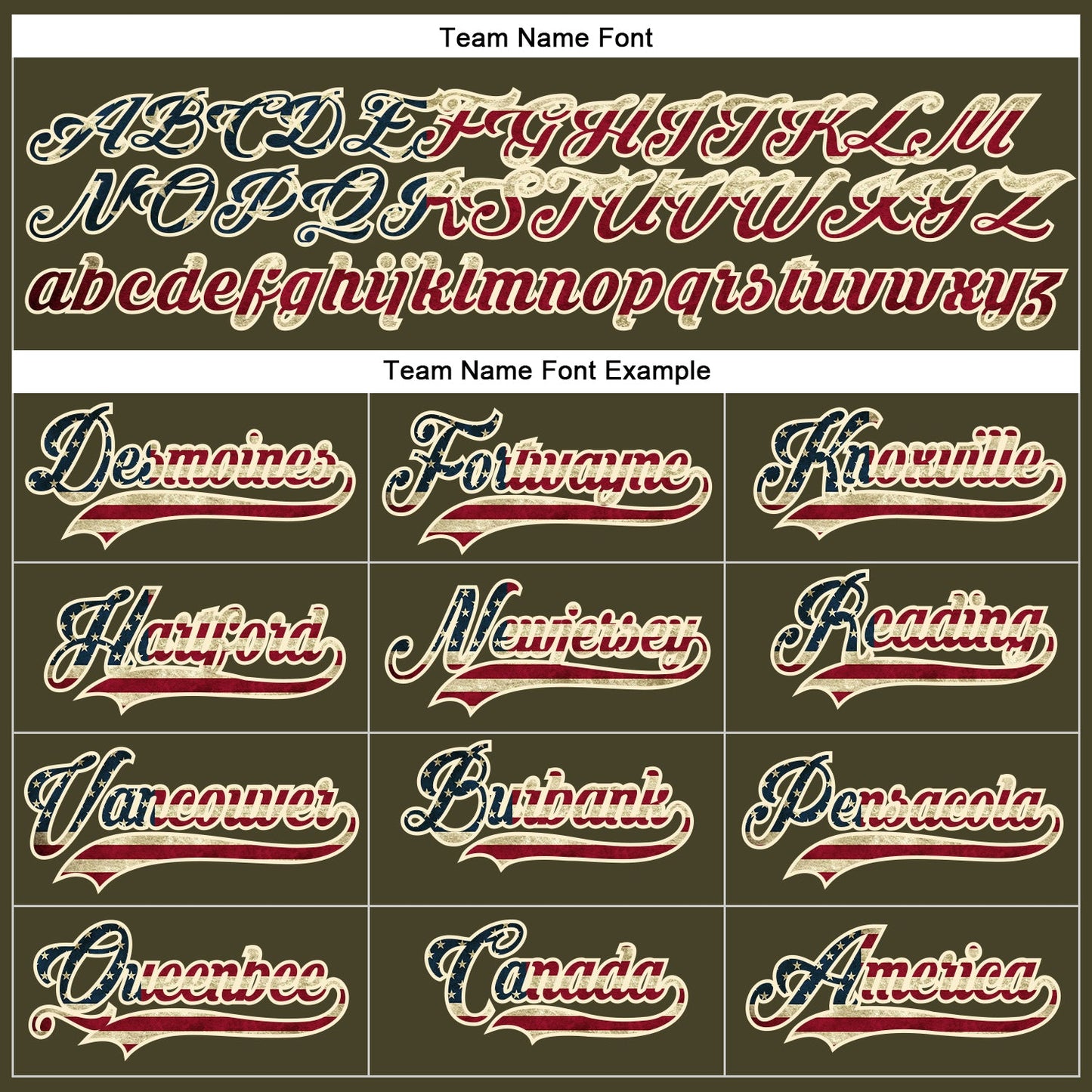 Custom Olive Vintage USA Flag Cream-Black Salute To Service Hockey Lace Neck Jersey view 4