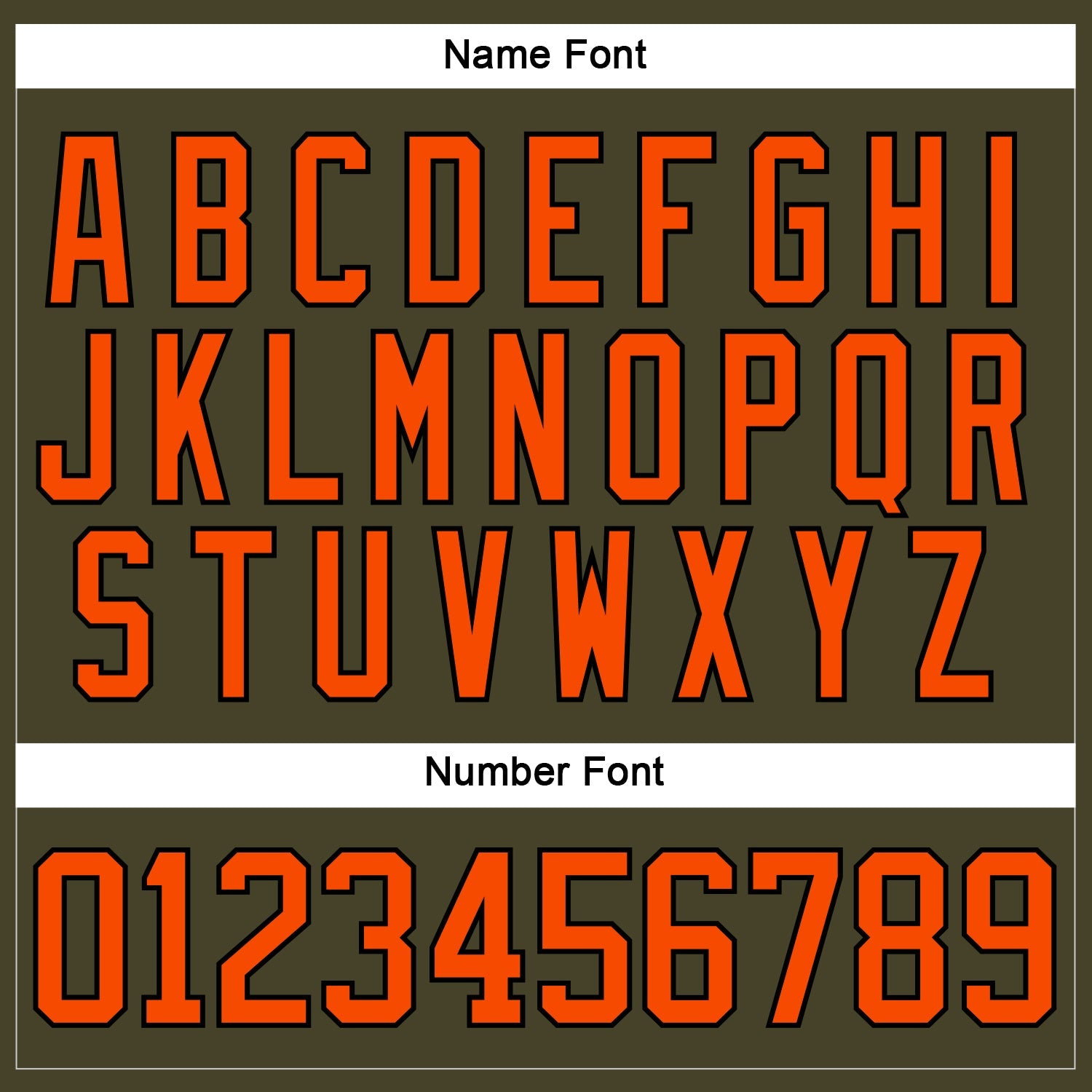 Custom Olive Orange-Black Salute To Service Hockey Lace Neck Jersey view 5