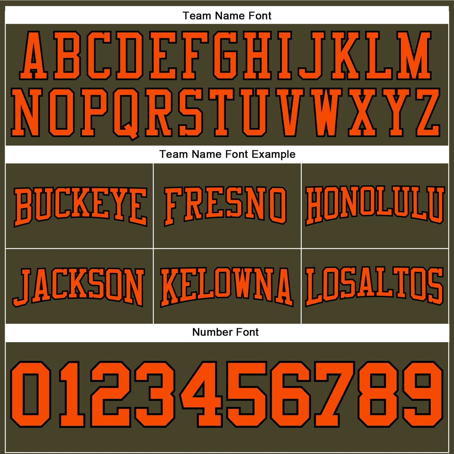 Custom Stitched Olive Orange-Black Football Pullover Sweatshirt Salute To Service Hoodie view 3