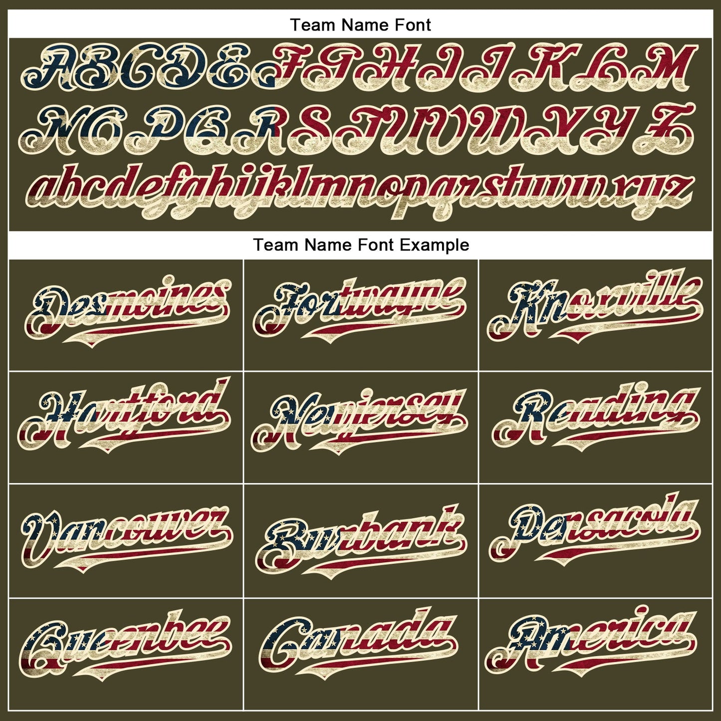 Custom Olive Vintage USA Flag Cream-Crimson Authentic Salute To Service Baseball Jersey view 4