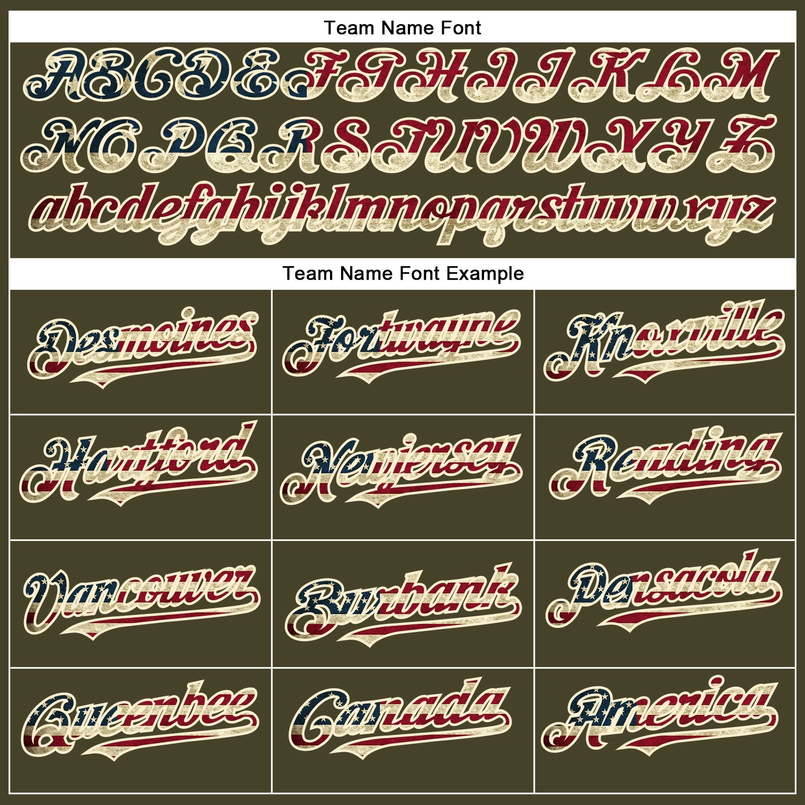 Custom Olive Vintage USA Flag Cream-Crimson Authentic Salute To Service Baseball Jersey view 4