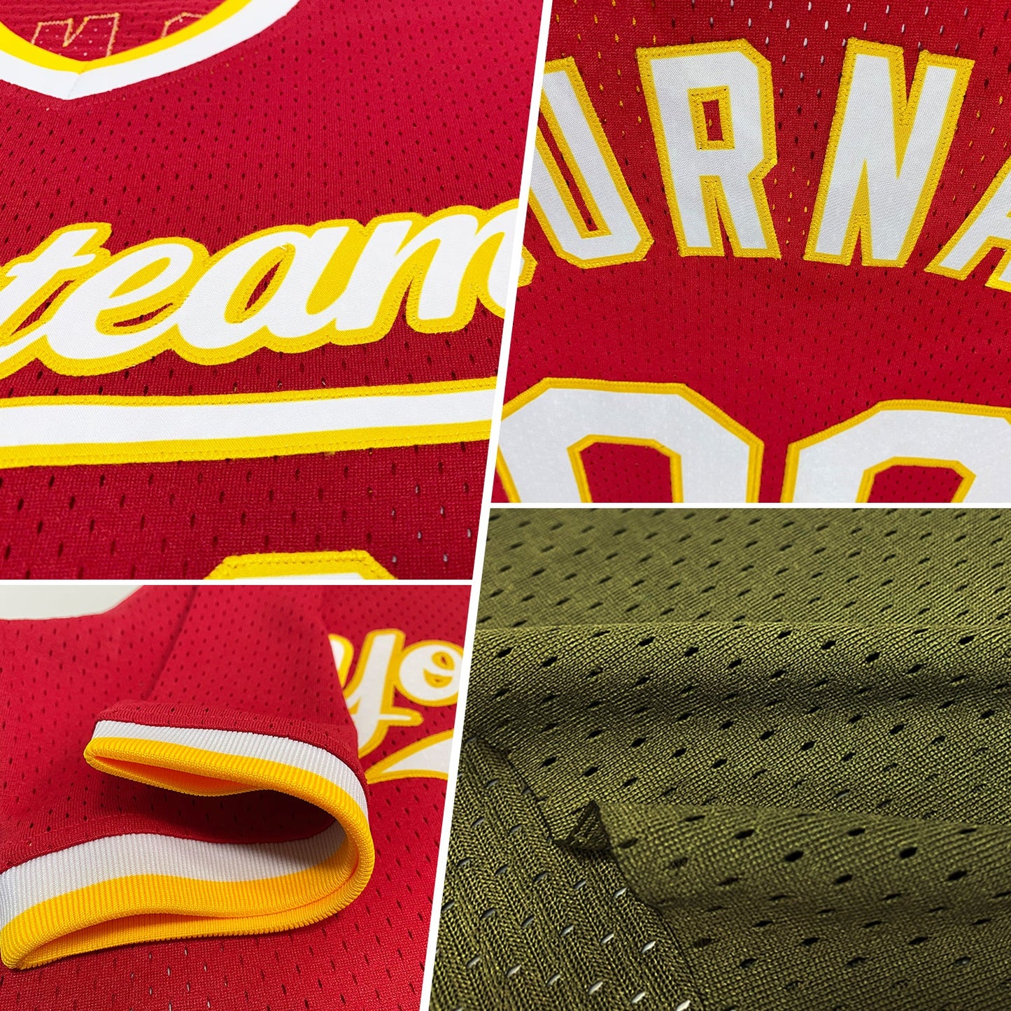 Custom Olive Black-Old Gold Authentic Throwback Salute To Service Baseball Jersey view 2
