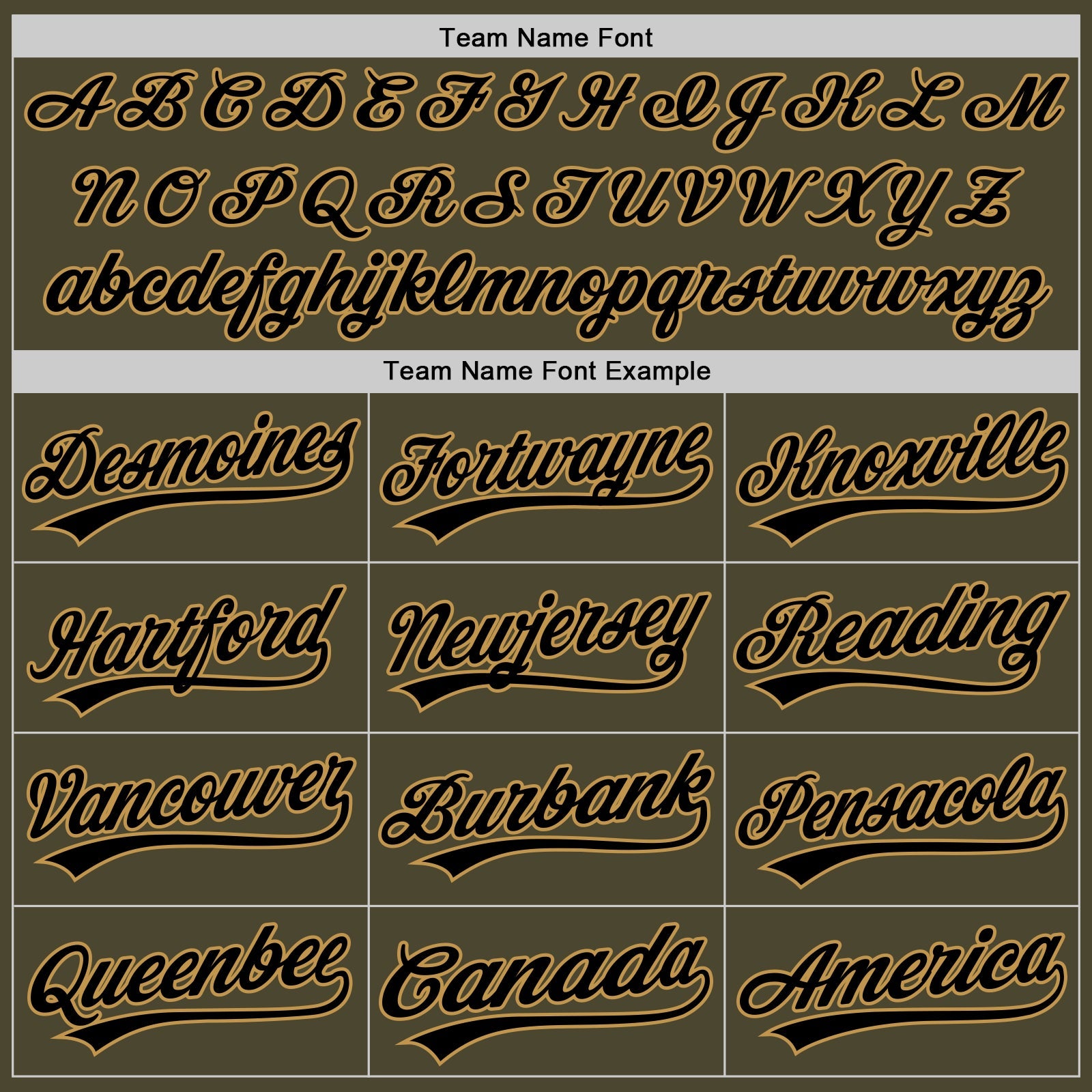 Custom Olive Black-Old Gold Authentic Throwback Salute To Service Baseball Jersey view 4