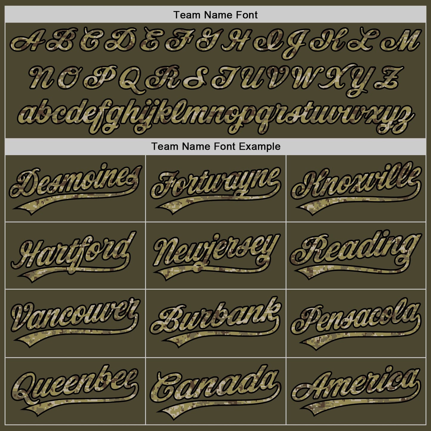 Custom Olive Camo Black-Old Gold Authentic Throwback Salute To Service Baseball Jersey view 4