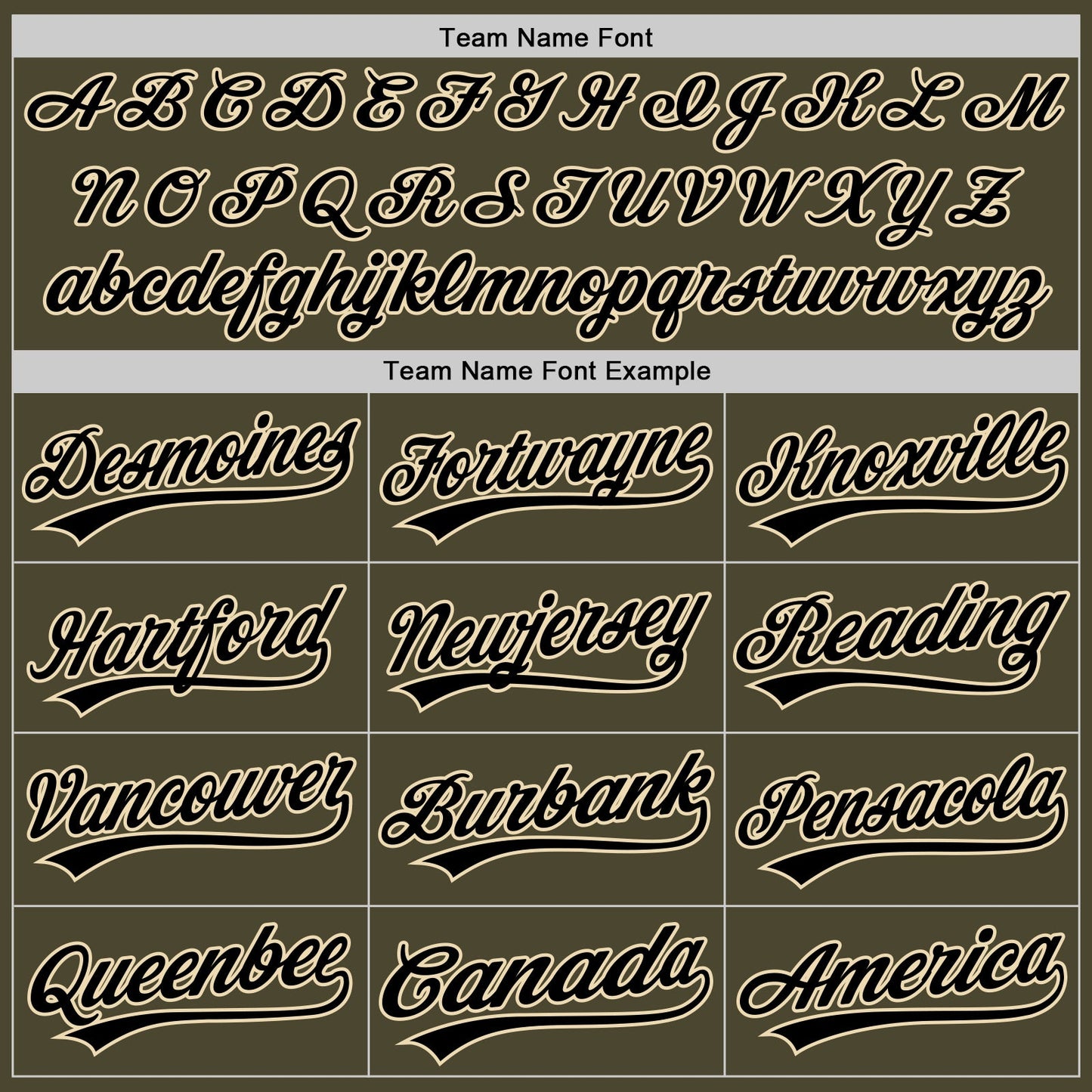 Custom Olive Black-Cream Authentic Throwback Salute To Service Baseball Jersey view 4