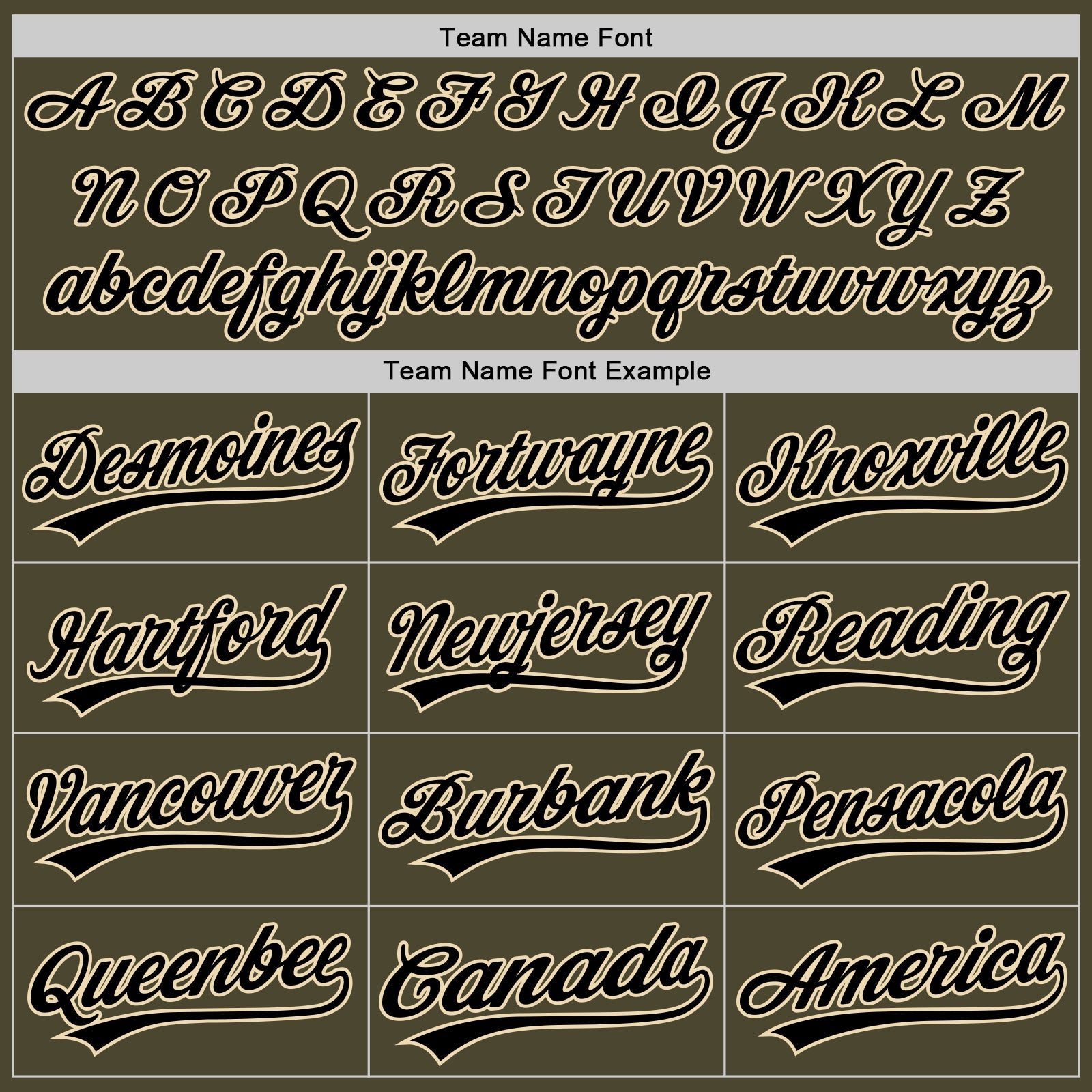 Custom Olive Black-Cream Authentic Throwback Salute To Service Baseball Jersey view 4