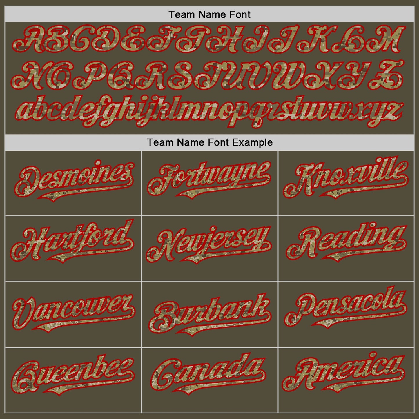 Custom Olive Camo-Red Mesh Authentic Throwback Salute To Service Baseball Jersey view 4