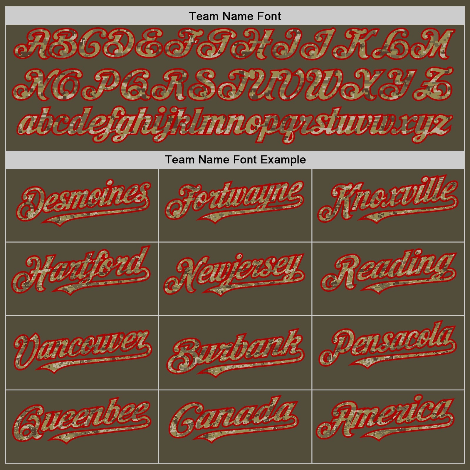Custom Olive Camo-Red Mesh Authentic Throwback Salute To Service Baseball Jersey view 4
