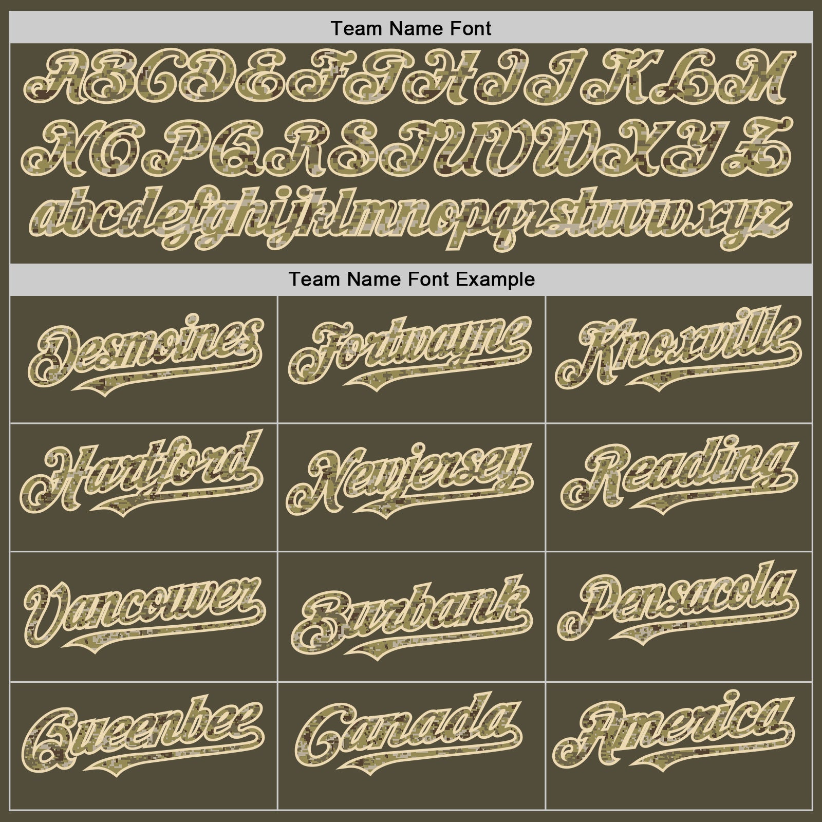 Custom Olive Camo-Cream Mesh Authentic Throwback Salute To Service Baseball Jersey view 4