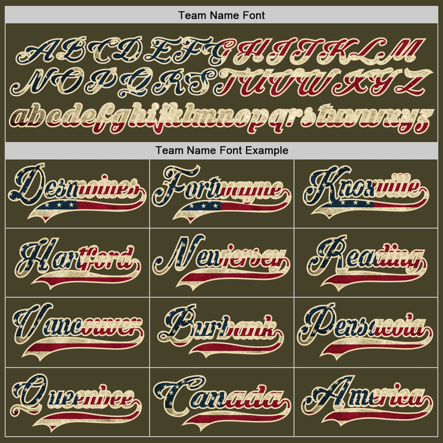 Custom Olive Vintage USA Flag Cream-Black Salute To Service Hockey Lace Neck Jersey view 4
