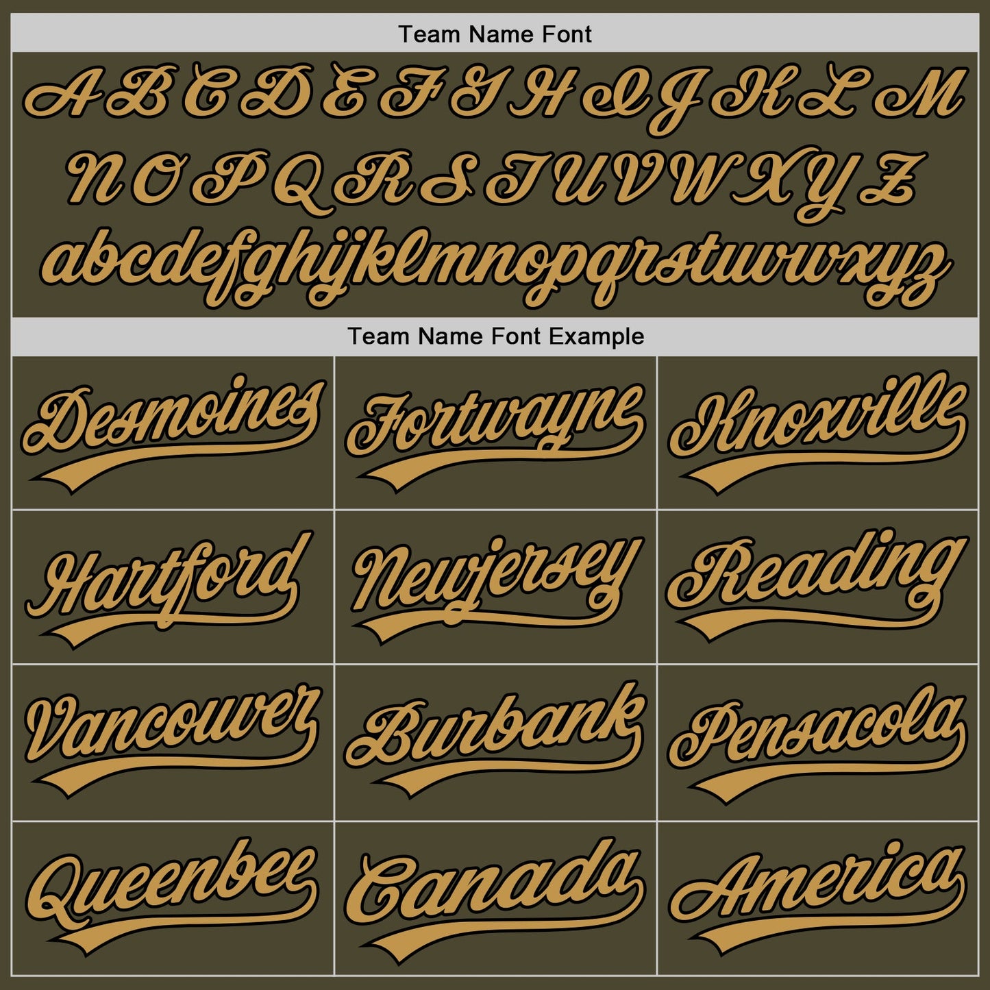 Custom Olive Old Gold-Black Authentic Throwback Salute To Service Baseball Jersey view 4
