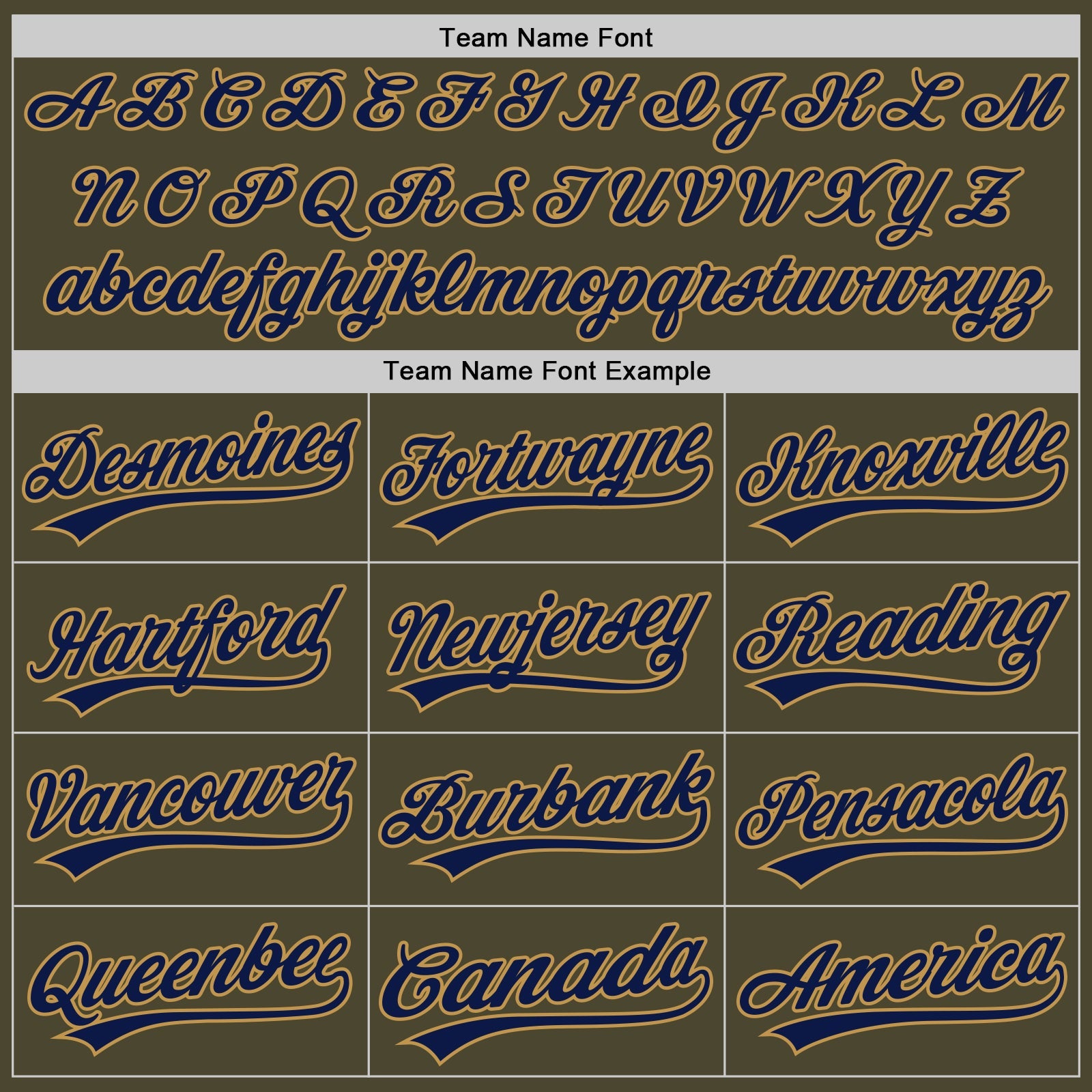 Custom Olive Navy-Old Gold Authentic Throwback Salute To Service Baseball Jersey view 4
