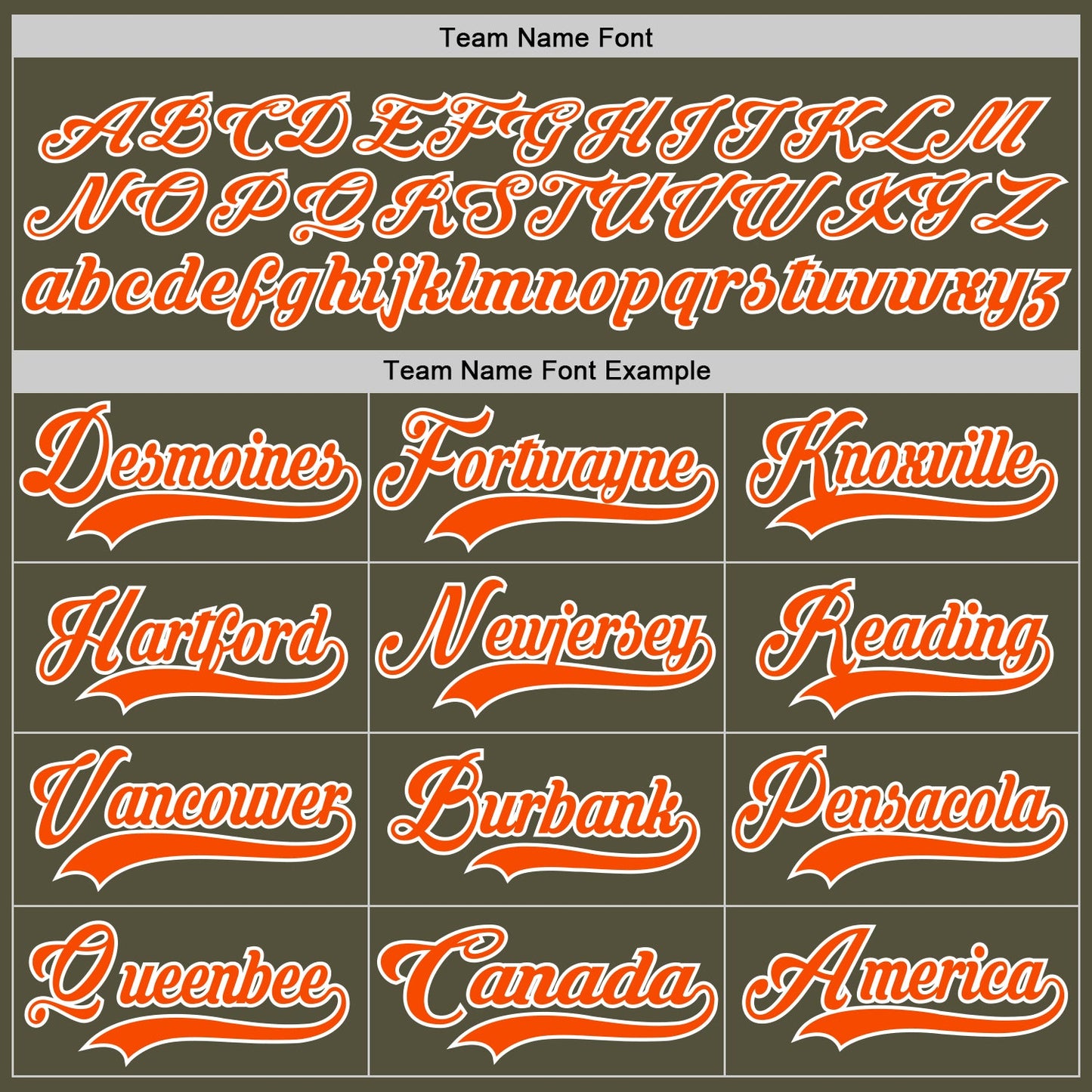 Custom Olive Orange-White Salute To Service Hockey Jersey view 4